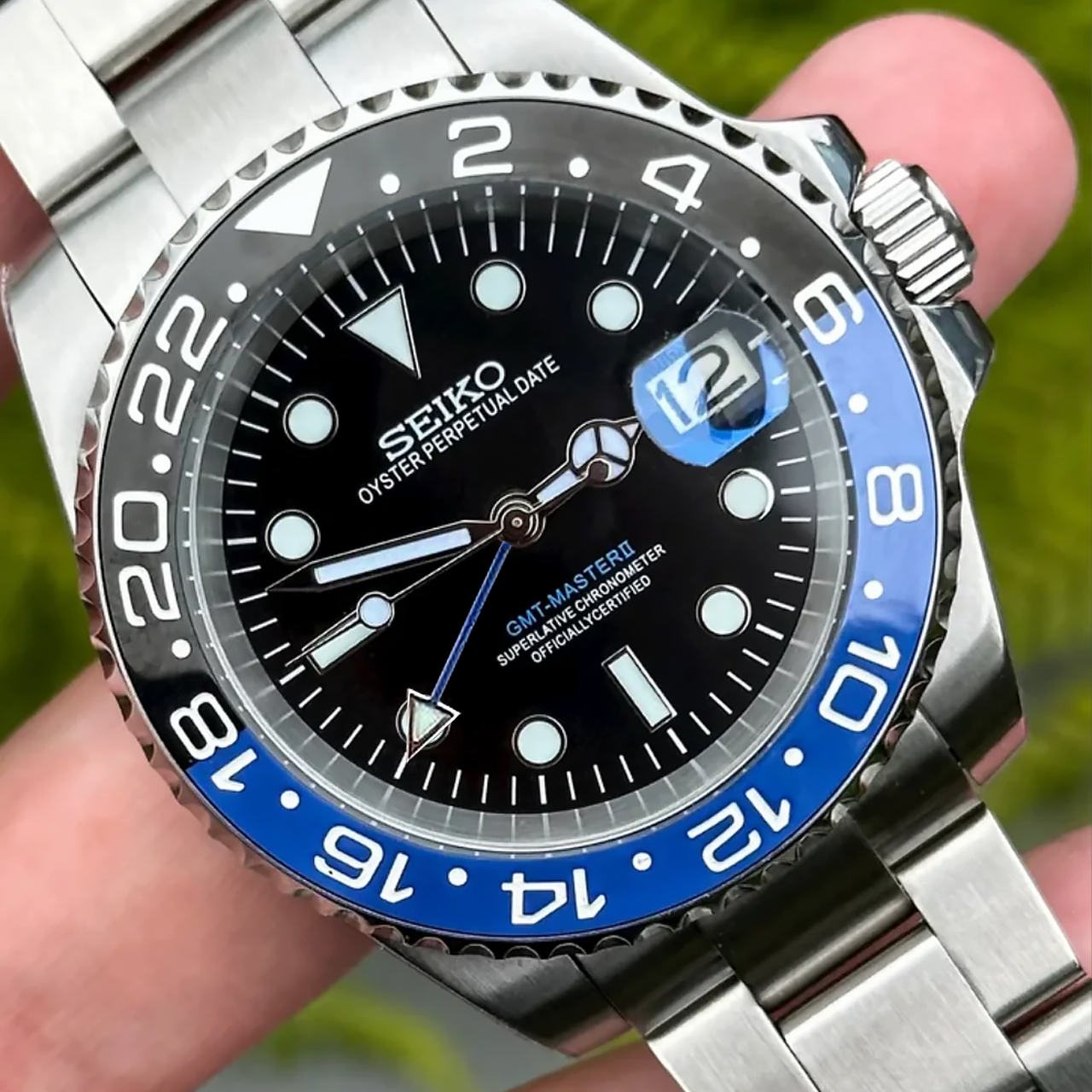 Seiko Mod GMT | Batman