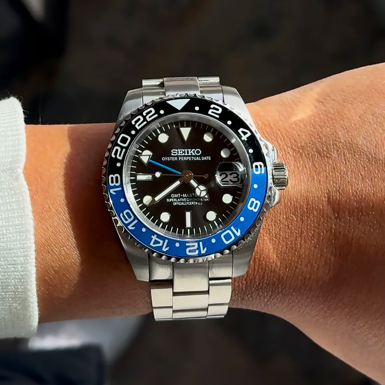 Seiko Mod GMT | Batman
