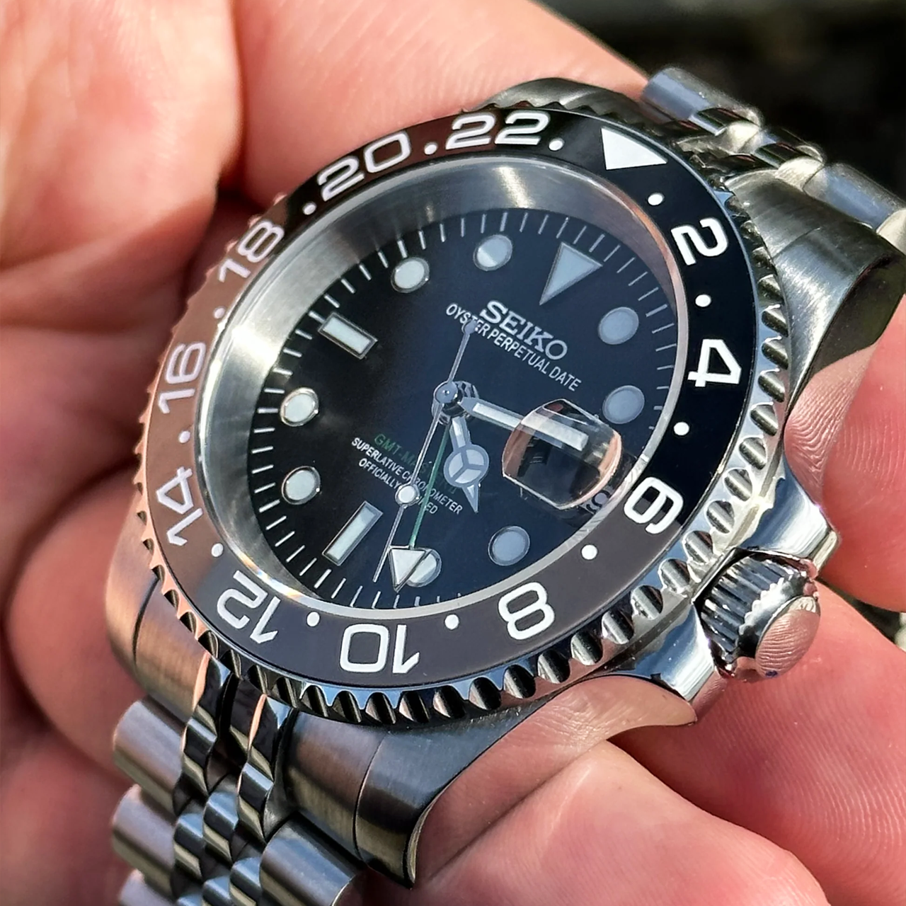 Seiko Mod GMT | Bruce Wayne
