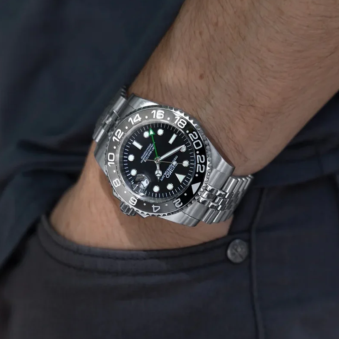 Seiko Mod GMT | Bruce Wayne