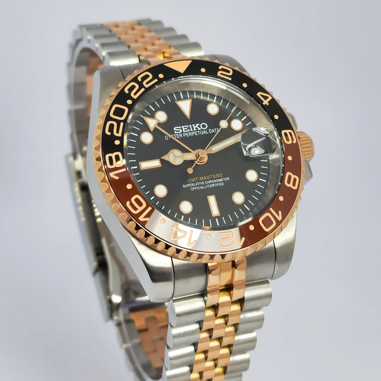 Seiko Mod GMT | Root Beer