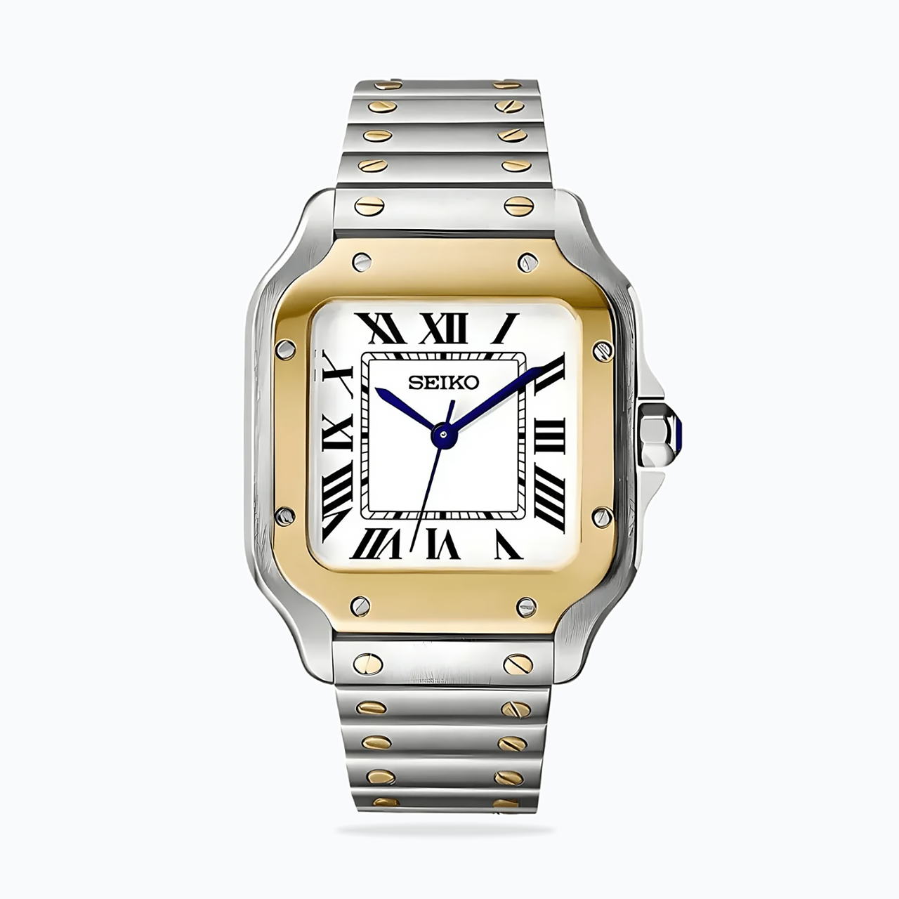 Seiko Mod Santos | Gold Silver