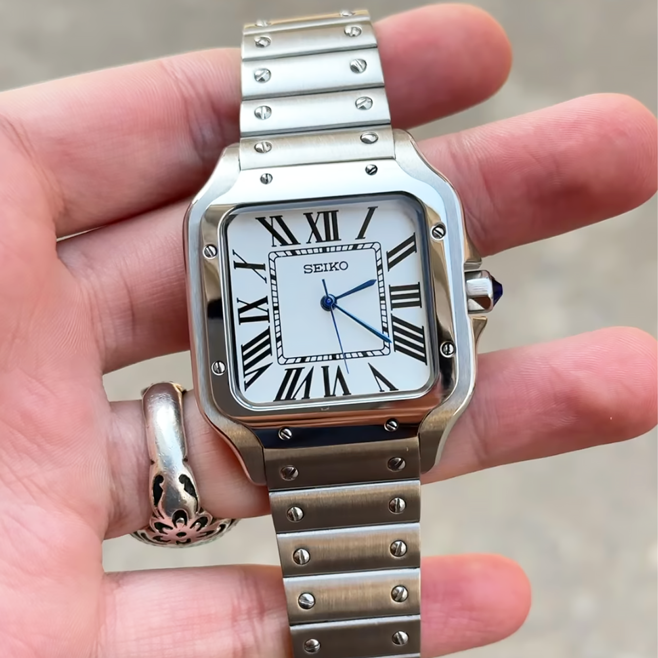 Seiko Mod Santos | White