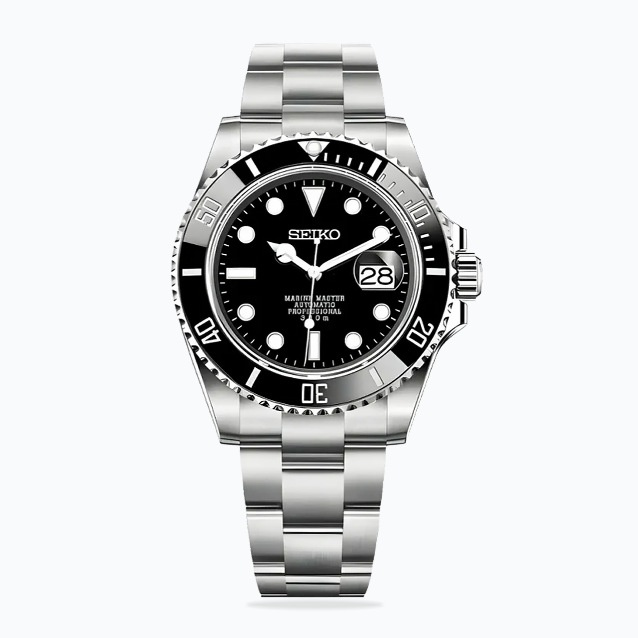Seiko Mod Submariner | Black