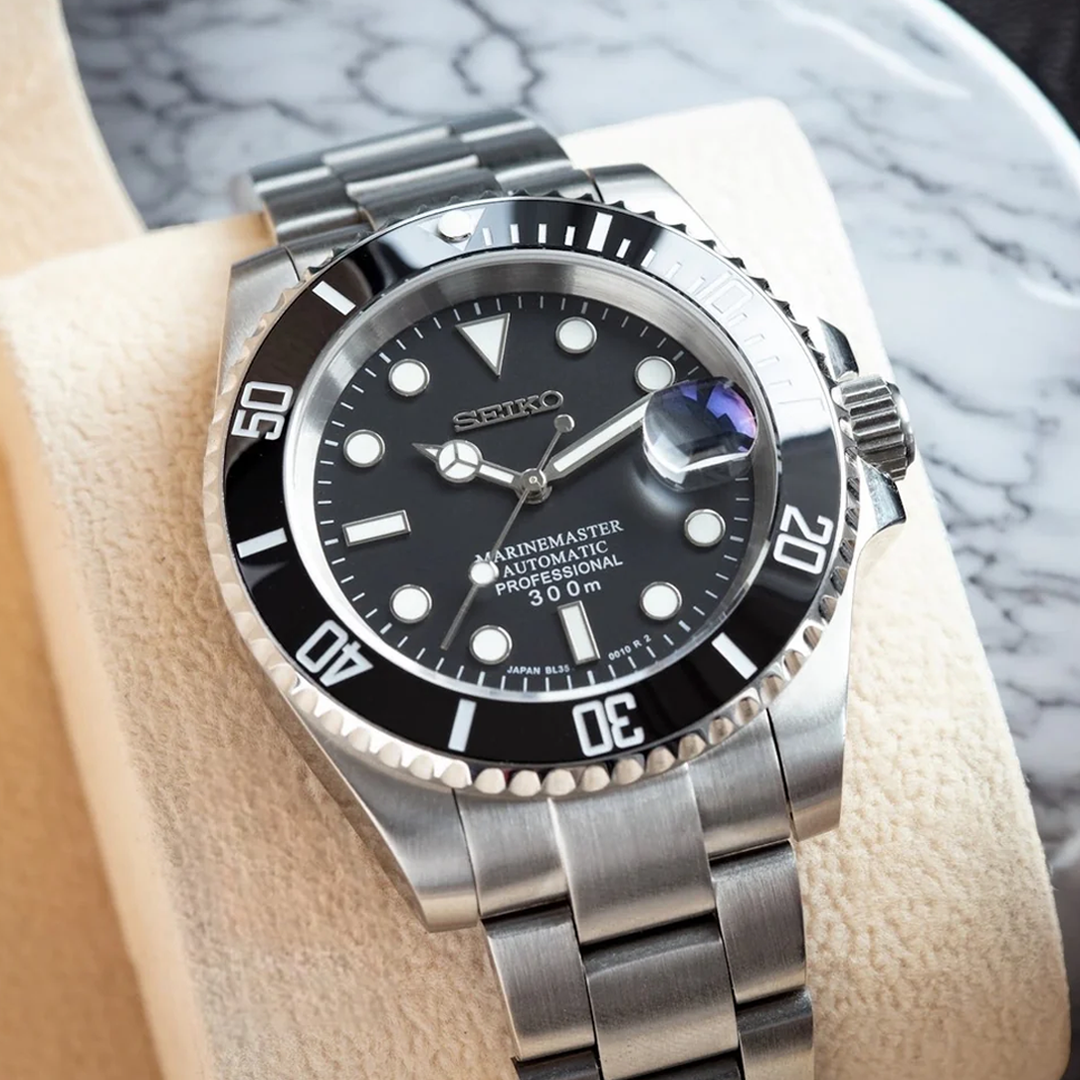 Seiko Mod Submariner | Black