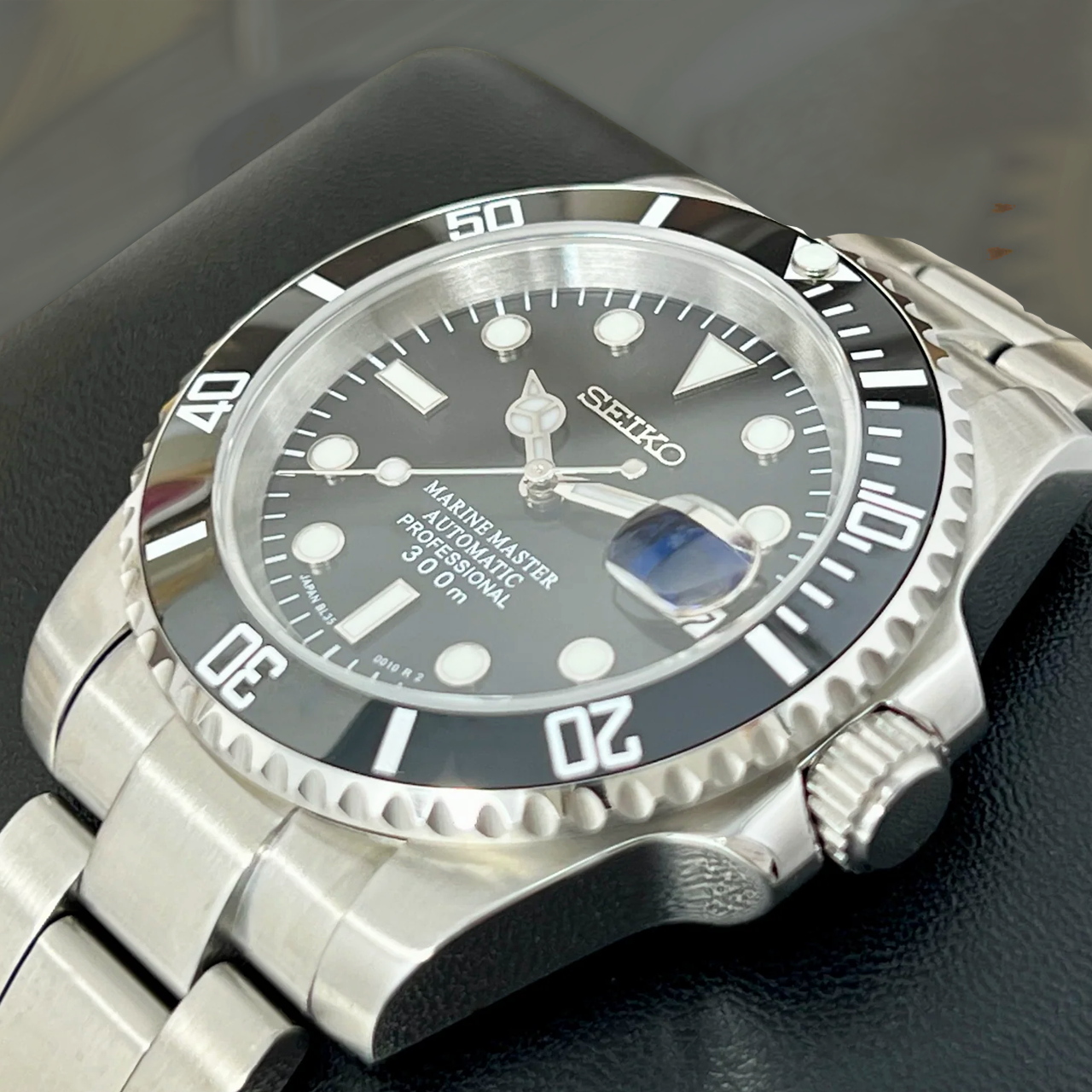 Seiko Mod Submariner | Black