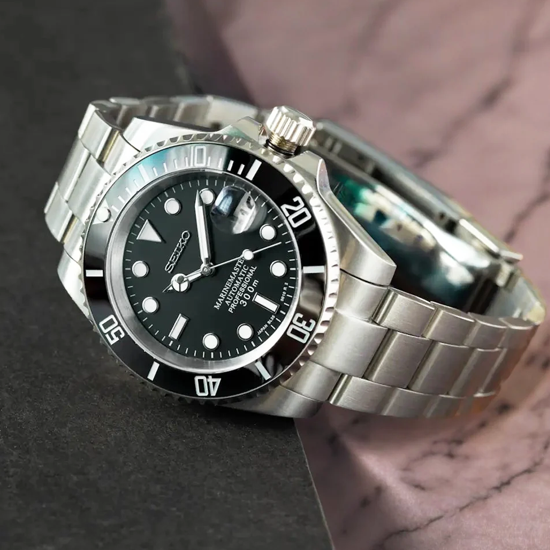 Seiko Mod Submariner | Black