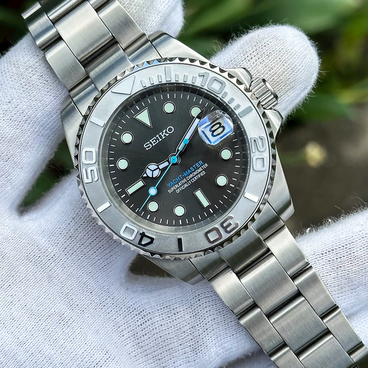 Seiko Mod Yacht Master | Silver