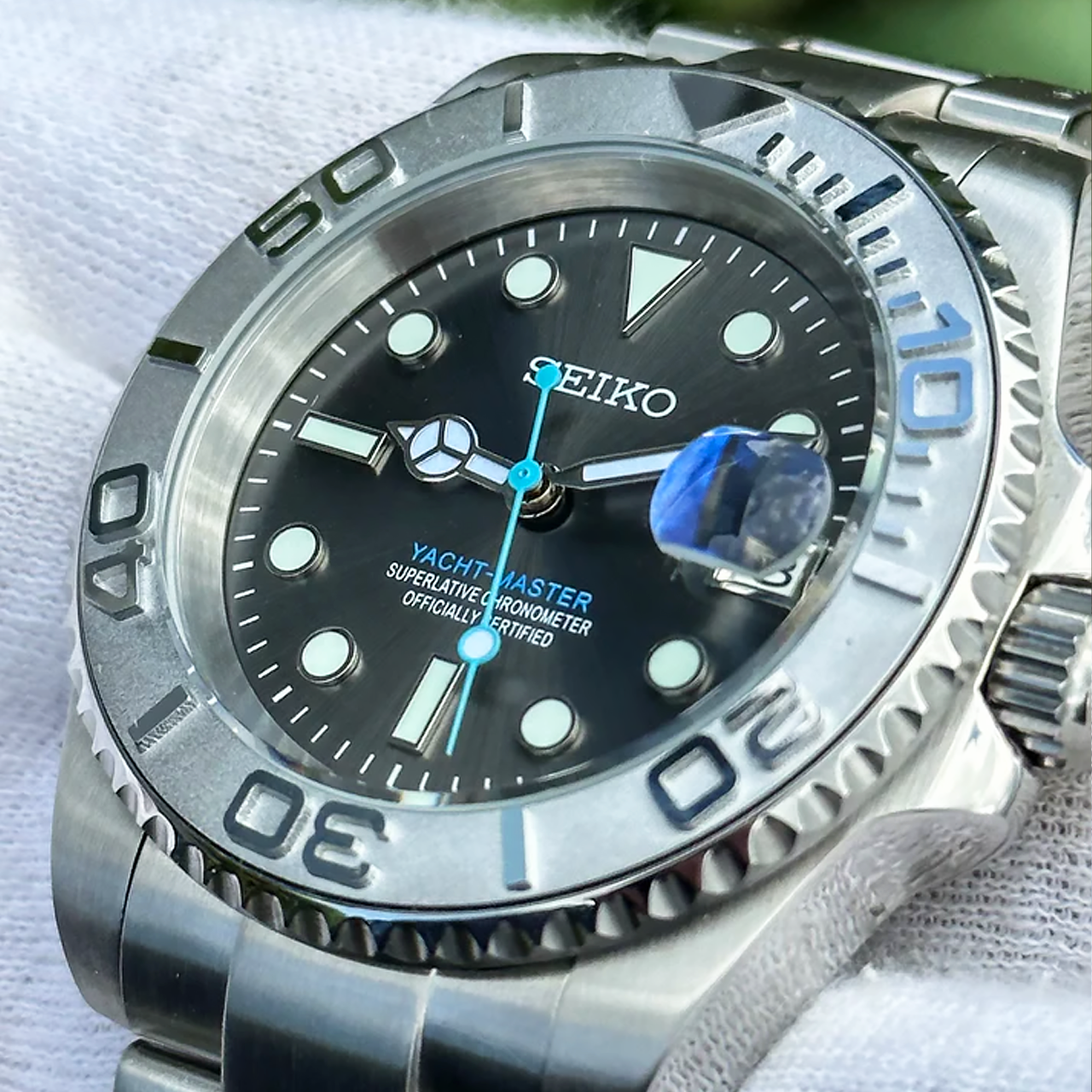 Seiko Mod Yacht Master | Silver