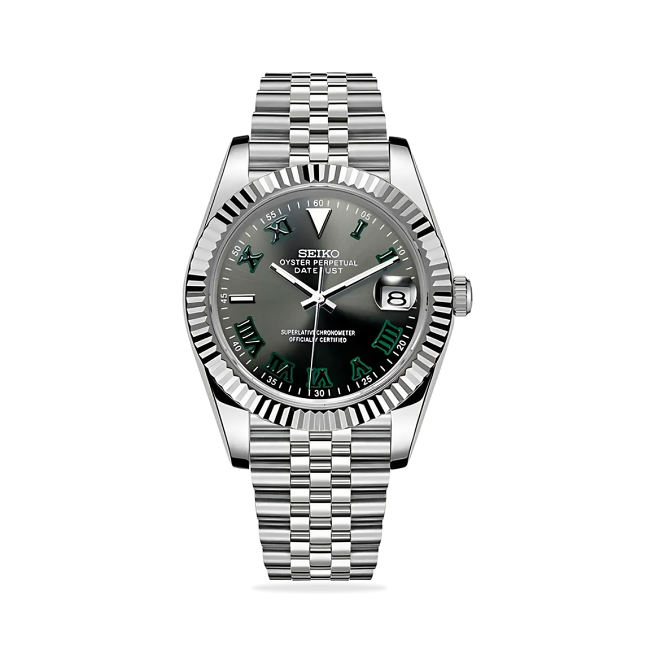 Seiko Mod Datejust Wimbledon Watch, high quality, comfortable, and versatile